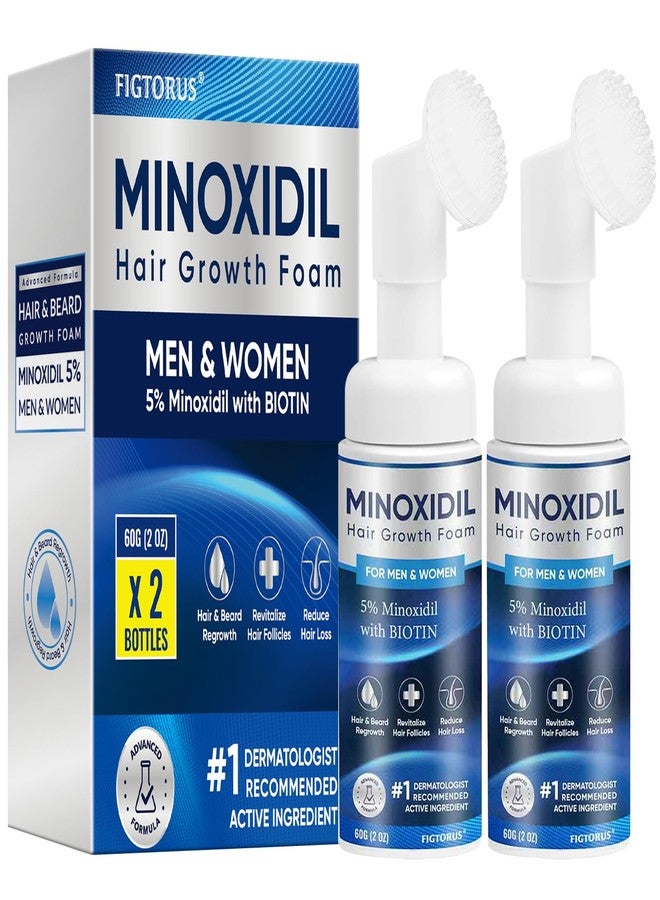 FIGTORUS 5% Minoxidil Foam, Minoxidil for Men Foam, Minoxidil for Women Hair Growth, Minoxidil for Men and Women. (4 Ounce) - Image 1
